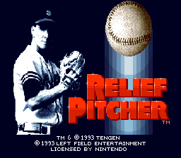 Relief Pitcher screenshot 3 for Super Nintendo